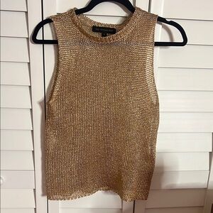 The Vintage Shop Gold Sleeveless Top